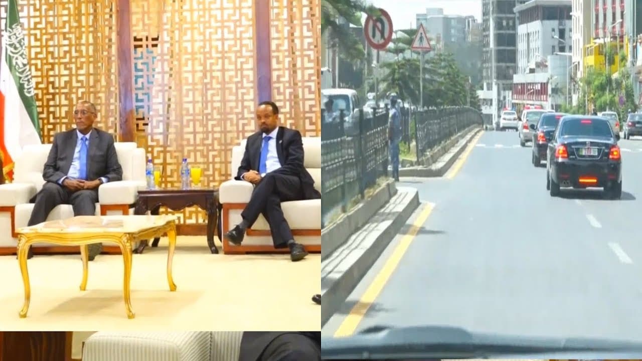 Daawo: Soo dhawaynta Madaxwaynaha Somaliland oo Gaadhay Addis Ababa