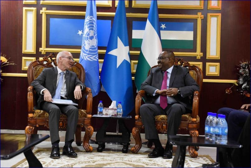 Madaxweynaha Puntland Oo Kulan La Yeeshay Wakiilka QM Ee Somalia