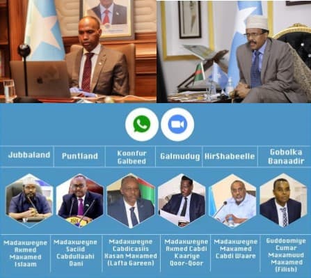 Madaxweyne Farmaajo Oo Maamul Goboleedada Soomaaliya Uga Warbixiyey Shirka Jabuuti