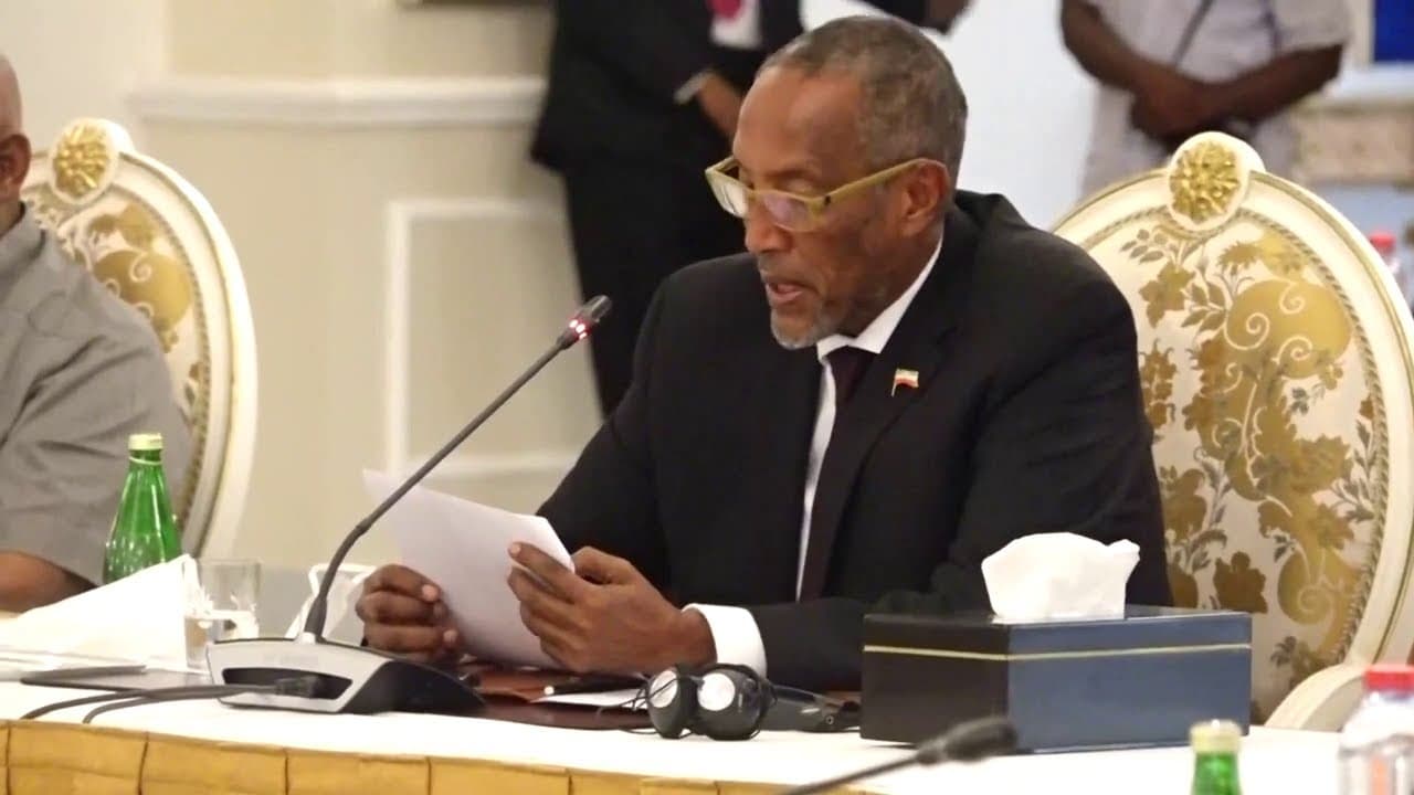 Nuxurka Khudbada Madaxweyne Muuse Biixi Uu Ka Jeediyey Wadahadalada Somaliland Iyo Somalia Ee Jabuuti