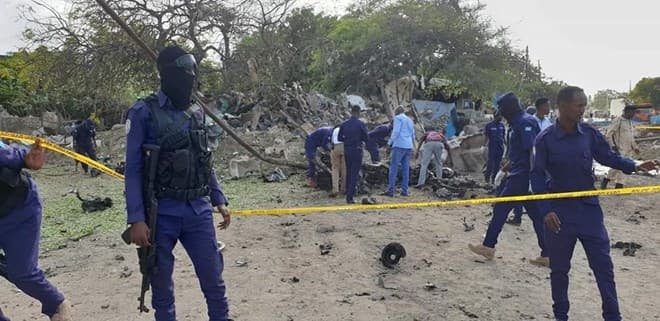 Deg-deg: Qarax Xooggan Oo Ka Dhacay Meel Ku Dhow Dekedda Muqdisho