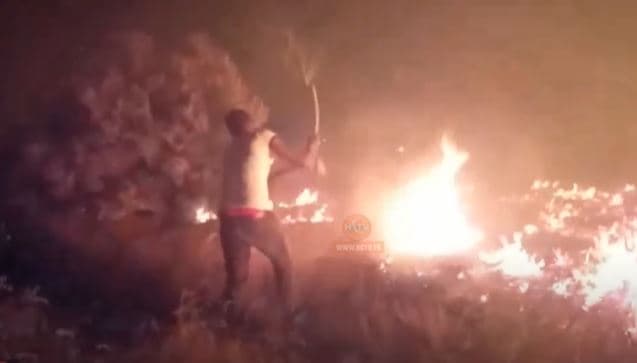 SAAXIL: Dab ka Kacay Dhul Daaqsimeed Ku Yaalla Degmada Laaso-dacawo