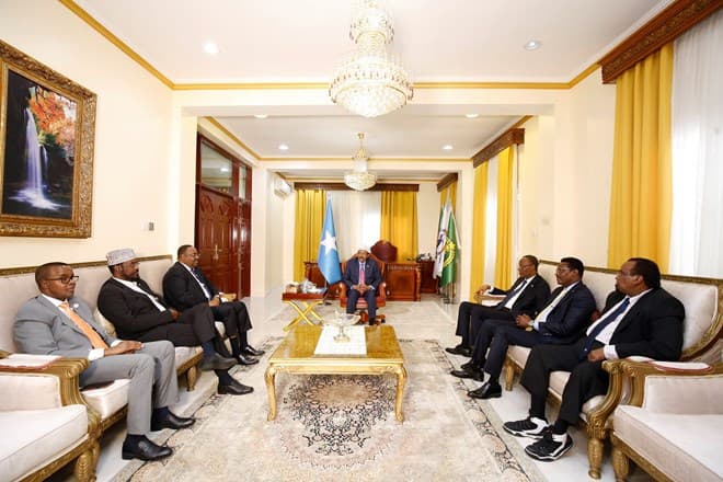 Madaxweyne Farmaajo Oo Furay Shirka Wadatashiga Dowladda Federalka Iyo Maamul Goboleedyada Somalia