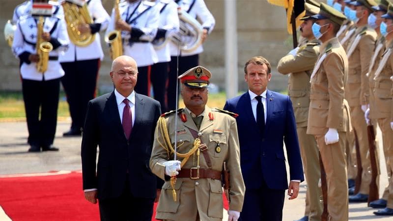 Madaxweynaha Faransiiska Oo Booqasho Ku Jooga Ciraaq Ayaa Caqabada Haysata Dalkaasi Ku Tilmaamay Faragalinta Shisheeye