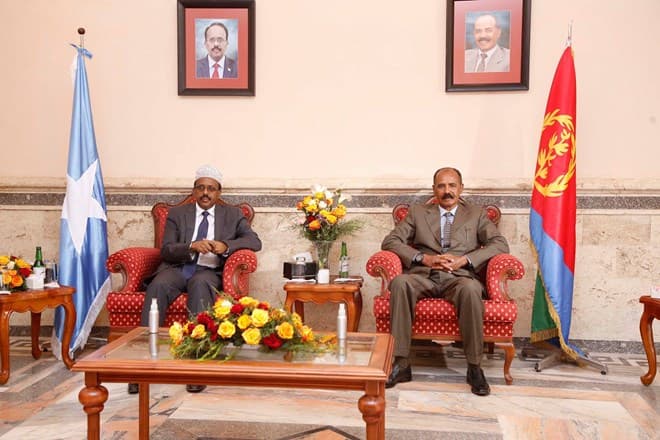 Madaxweynaha Somalia Oo Heshiis La Galay Dhigiisa Eritrea