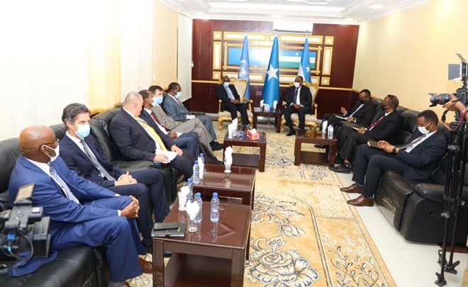 Wefti Ka Socda Beesha Caalamka Oo Garowe Kulan Kula Yeeshay Madaxweynaha Puntland