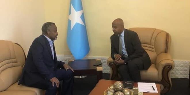 Wasiirka Arimaha Dibadda Soomaaliya Oo Kulan La Yeeshay Safiirkoodii Kenya U Fadhiyey