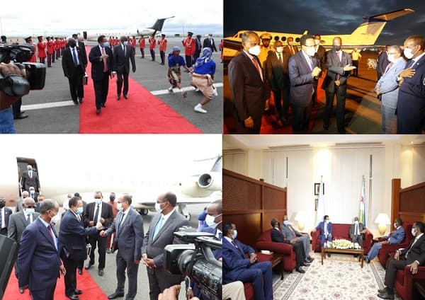 Wufuuda Ka Qaybgalaysa Shir Madaxeedka 38aad Ee Dalalka IGAD Oo Gaadhay Dalka Jabuuti