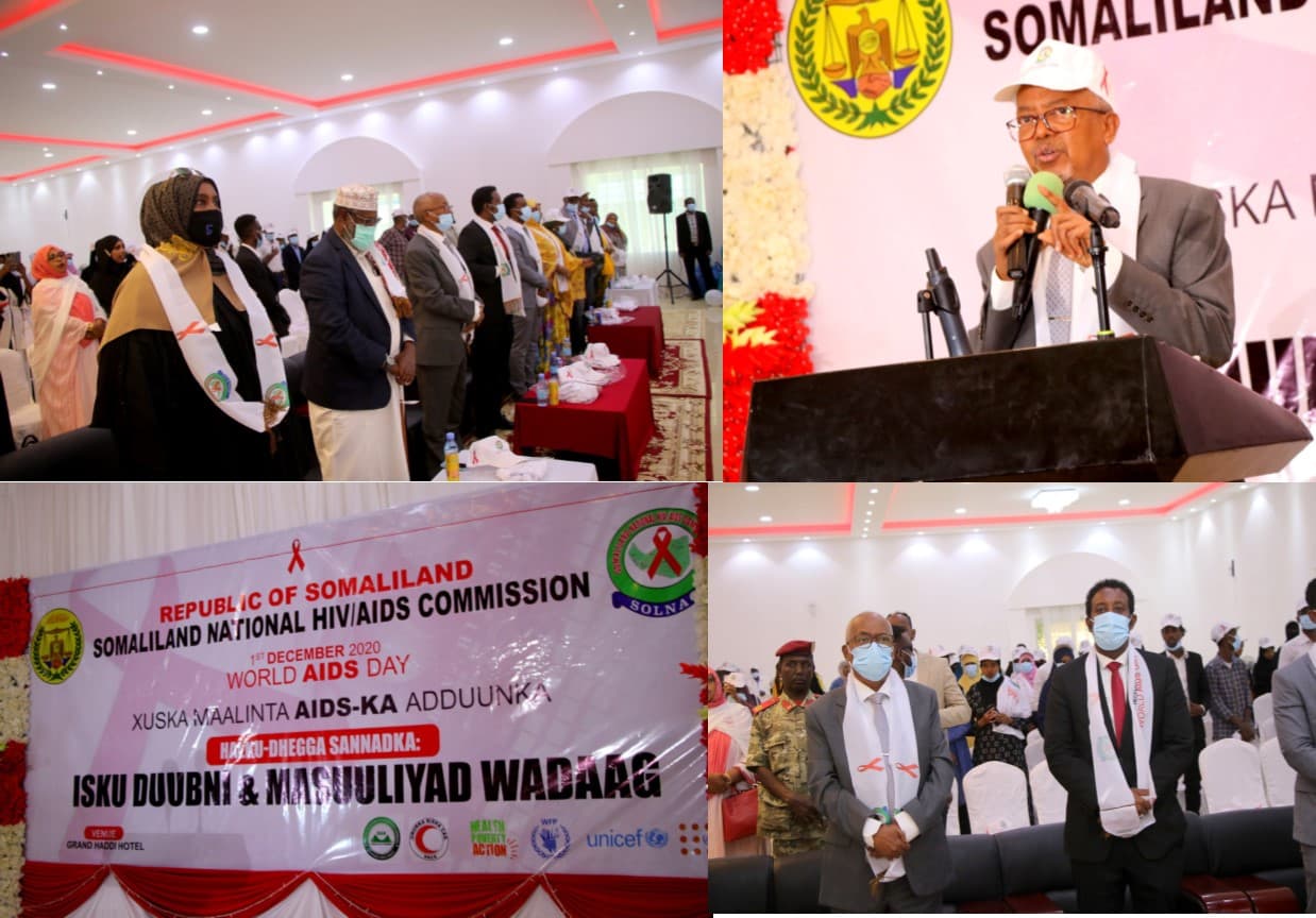 Madaxweyne Ku Xigeenka Somaliland Oo Maanta Ka Qeyb-galay Xuska Maalinta Caalamiga Ah  Ee AIDS-ka