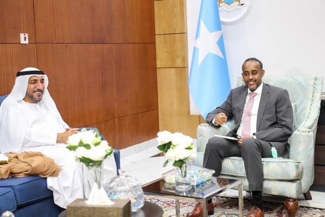Raysal Wasaaraha Soomaaliya Oo Kulan La Qaatay Danjiraha Imaaraadka Carabta