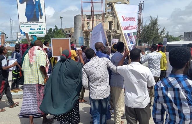 Dibad-Bax Lagaga Soo Horjeedo AMISOM Oo Ka Dhacay Muqdisho