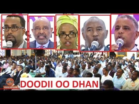 DAAWO : Dooddii Siyaasiyiinta ee Wadaxaajoodka Soomaaliya oo Dhamaystiran
