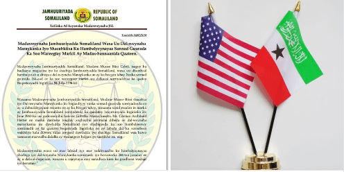 Madaxweynaha Somaliland Oo Maraykanka Ku Hambalyeeyey Sannad Guurada Ka Soo Wareegtay Markii Ay Madax-bannaanida Qaateen
