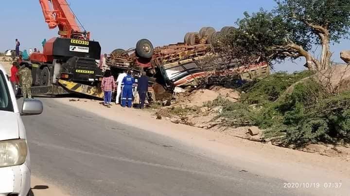 Khasaare ka Dhashay Shil Baabuur Oo Saaka ka dhacay Jidka U Dhexeeya Berbera Iyo Hargeysa