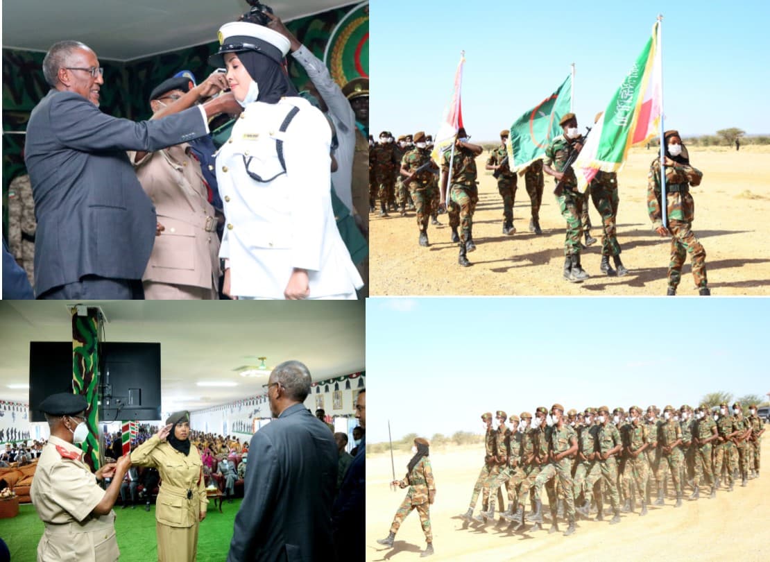 Madaxweynaha Somaliland Oo Tababar U Soo Xidhay Dufcaddii Koowaad Ee Layli Sarkaal Dalka Gudihiisa Wax Ku Barata
