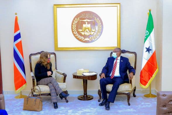 Madaxweyne Muuse Biixi Oo Kulan La Qaatay Safiir-Ku-Xigeenka Norway U Fadhiya Kenya