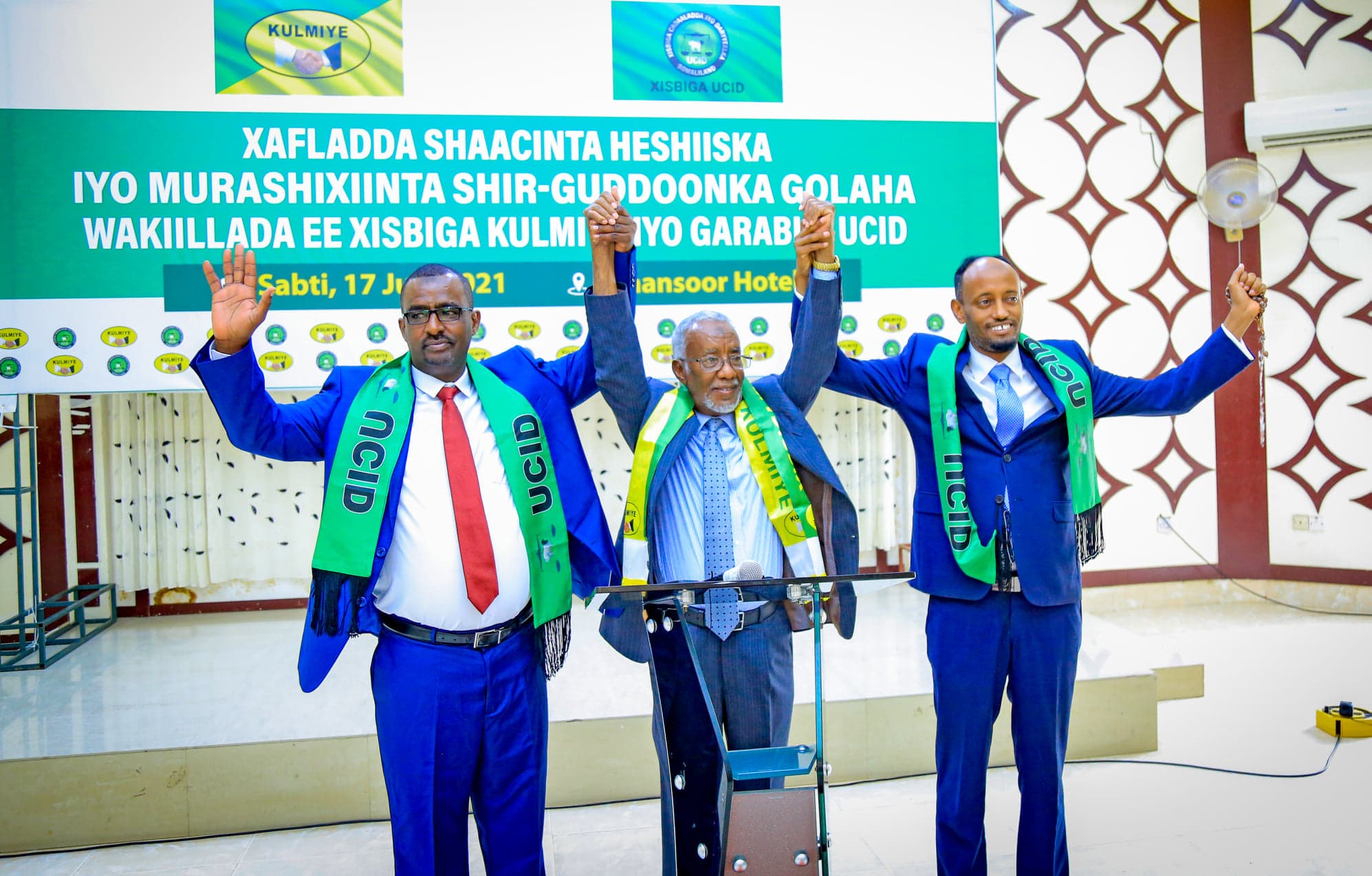 Garab Ka Mid Ah Xildhibaanada xisbiga UCID Oo Heshiis Isbahaysi La Galay Kulmiye