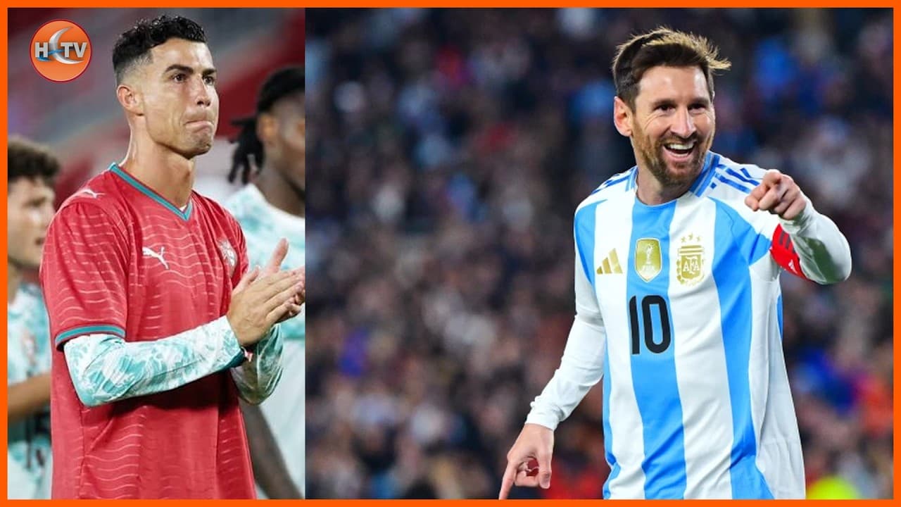 Daawo Ronaldo iyo Messi oo Caadi iskugu Badheedhay Koobka Aduunka.
