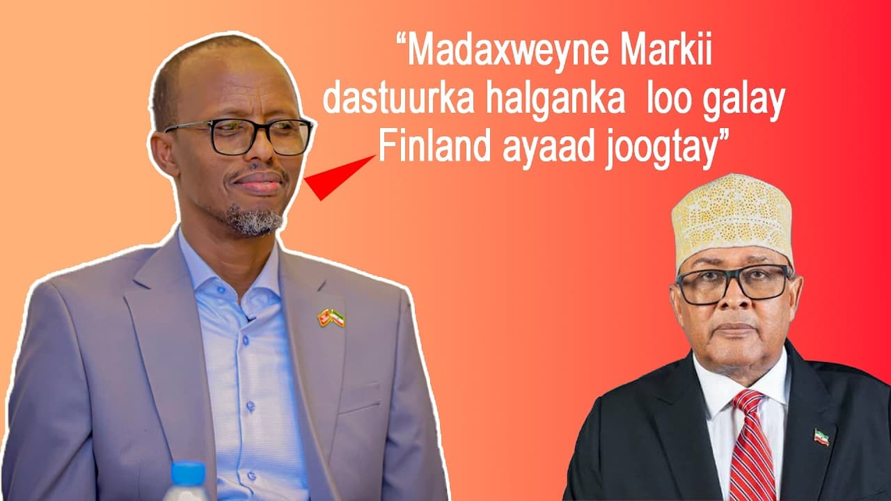 Daawo “Madaxweyne Markii dastuurka halganka loo galay Finland ayaad joogtay iyo Europe” Xisbiga Kaah